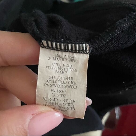 Helmut Lang Cocoon Cotton-Blend Black Legging- Size Small - Picture 12 of 14